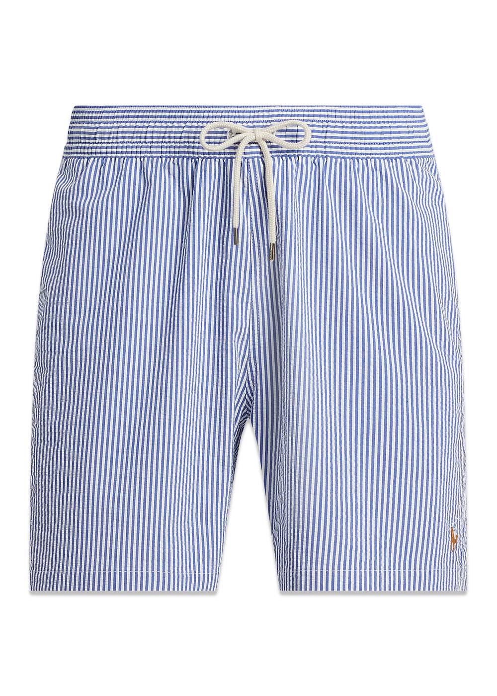 Seersucker Traveler short - Blue Stripe-Shorts-Ralph Lauren-Butler Loftet