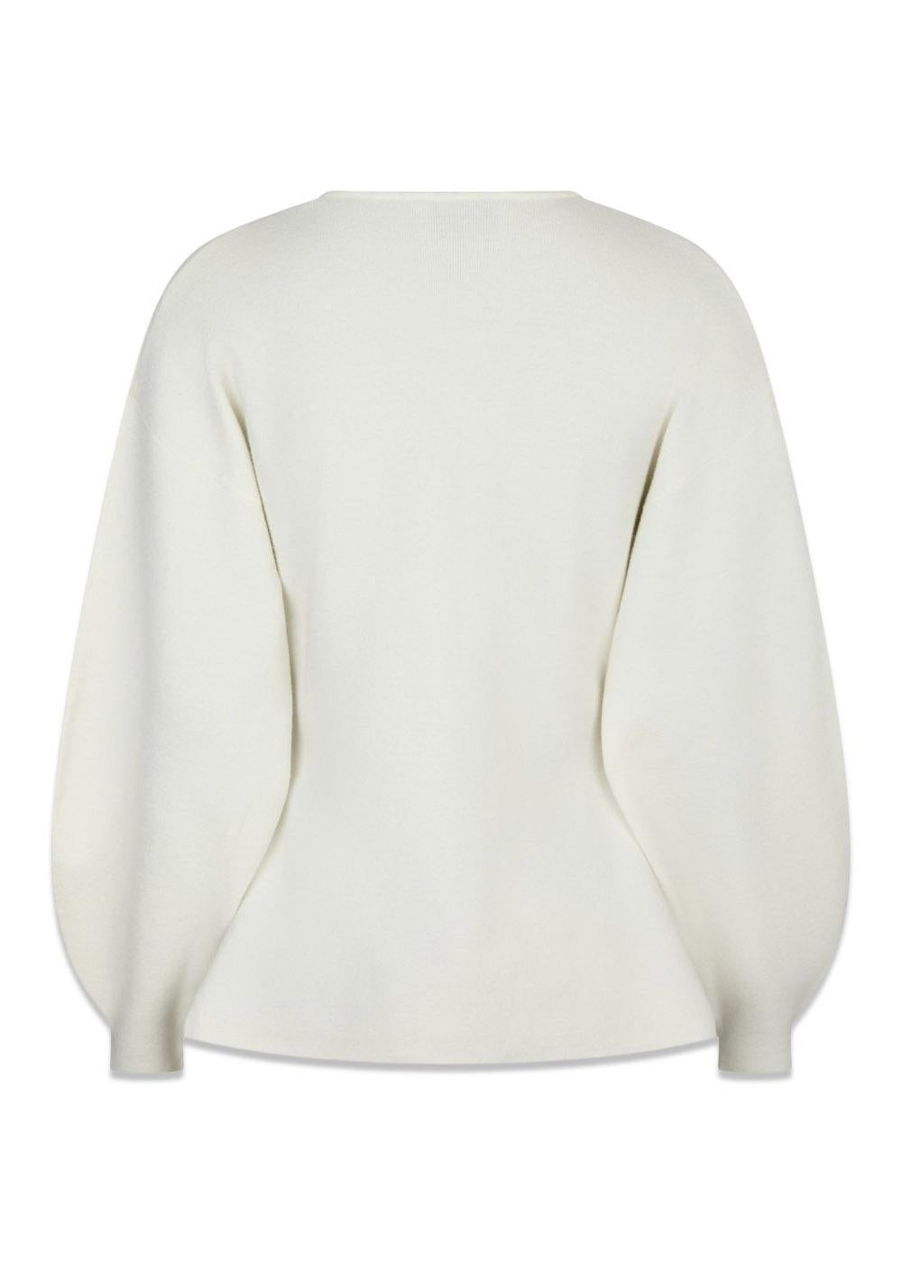 Sellie Knit Cardigan - Off White-Knitwear-Neo Noir-Butler Loftet
