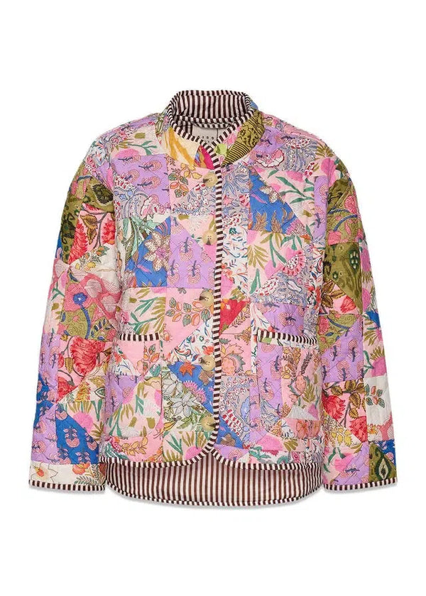 Shaneela Jacket - Patchwork Flower-Outerwear-Sissel Edelbo-Butler Loftet