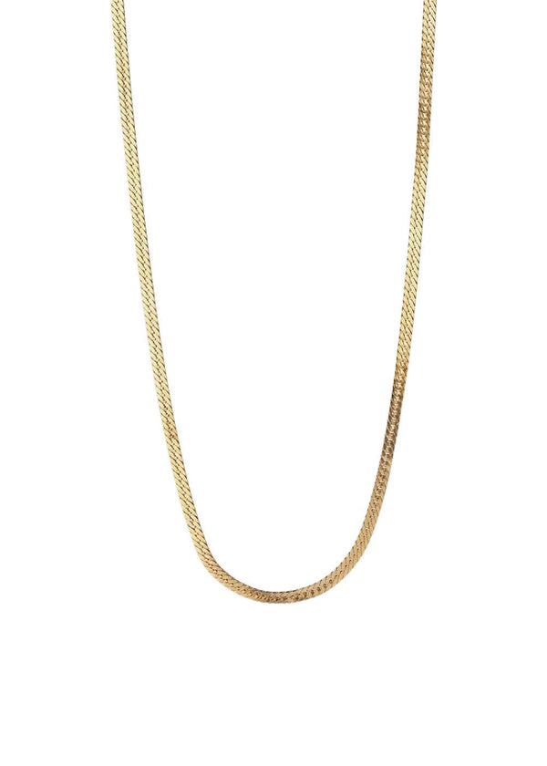 Stine A's Short Snake Necklace - Gold. Køb halskæder her.