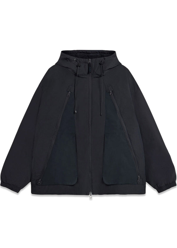 Shoung Tech Jacket - Black-Outerwear-Woodbird-Butler Loftet