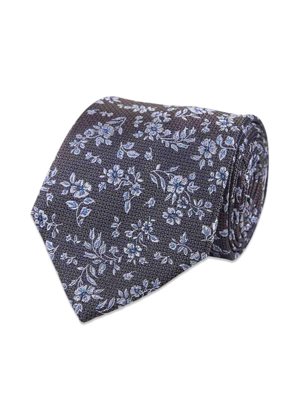 Silk Tie - Beige-Accessories-Portia-Butler Loftet