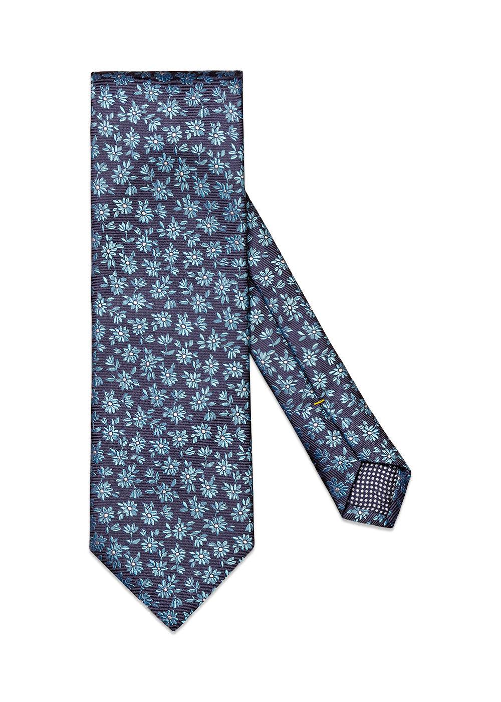 Etons Silk Tie Floral - Navy Blue. Køb accessories her.
