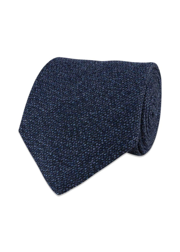 Silk Tie - Jeans Blue-Accessories-Portia-Butler Loftet