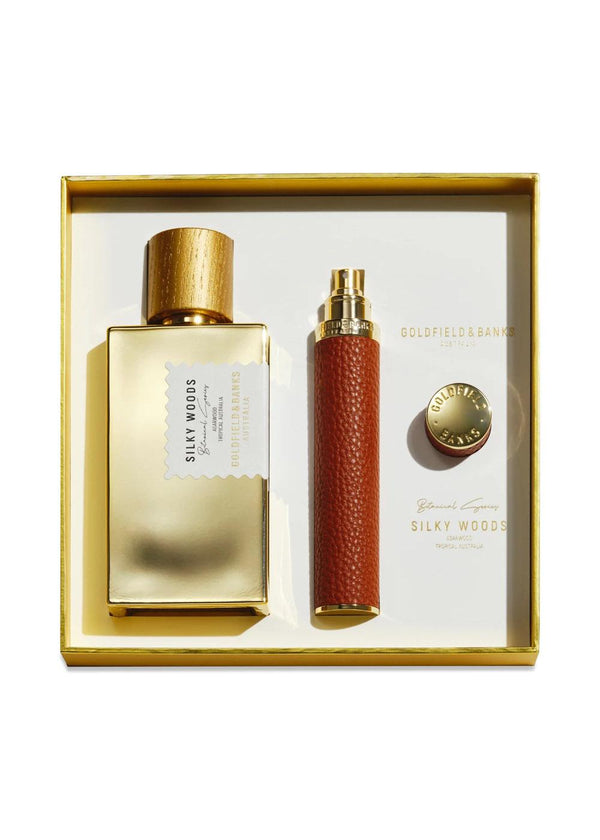GOLDFIELD & BANKS Silky Woods Deluxe Coffret 100 ml + 10 ml - Multi-Beauty-Goldfield & Banks-Butler Loftet