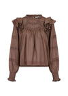 Simkie S Voile Blouse - Light Brown