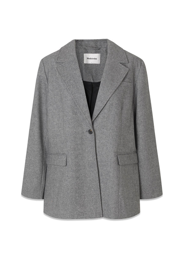 Simonmd jacket - Black Melange-Outerwear-Modström-Butler Loftet