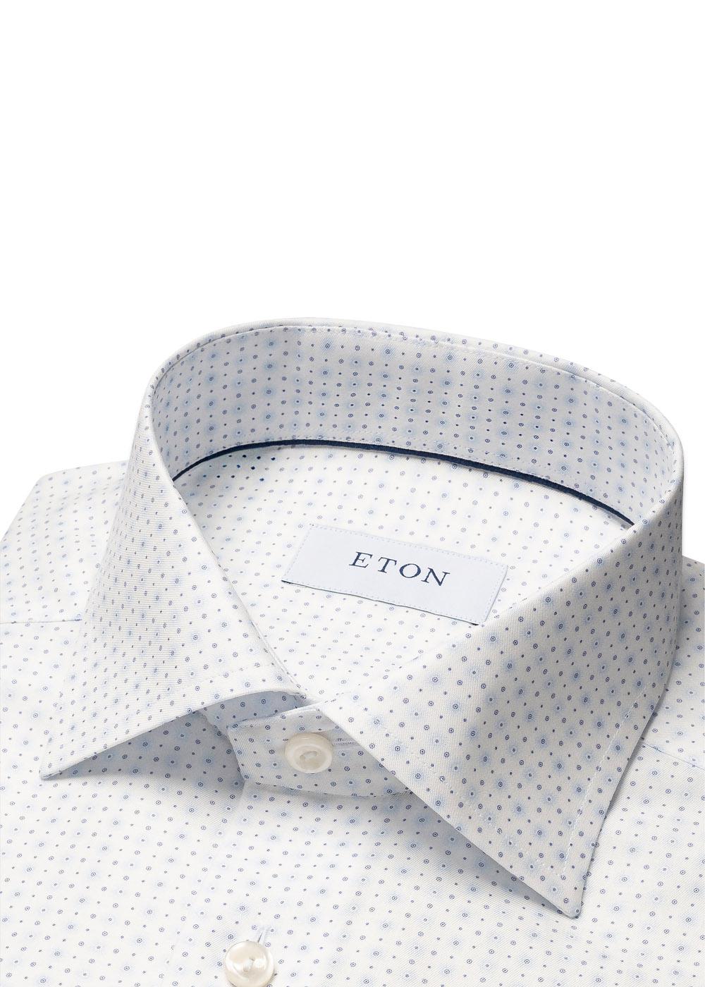 Slim Geometric Signature Twill - Light Blue