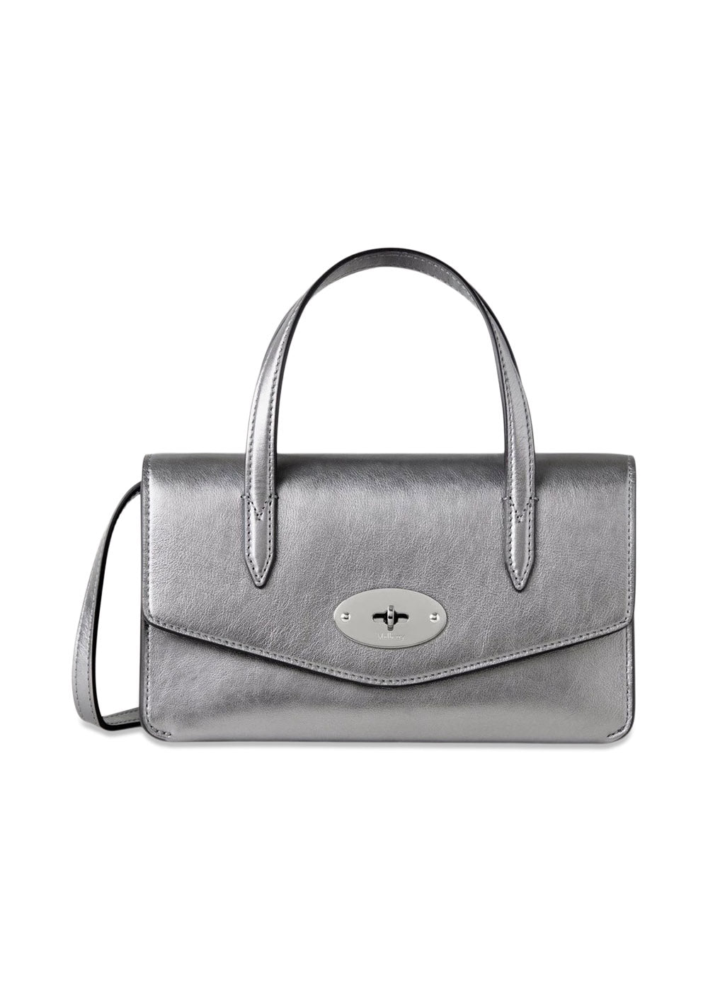 Small Darley Top Handle - Metallic Nappa