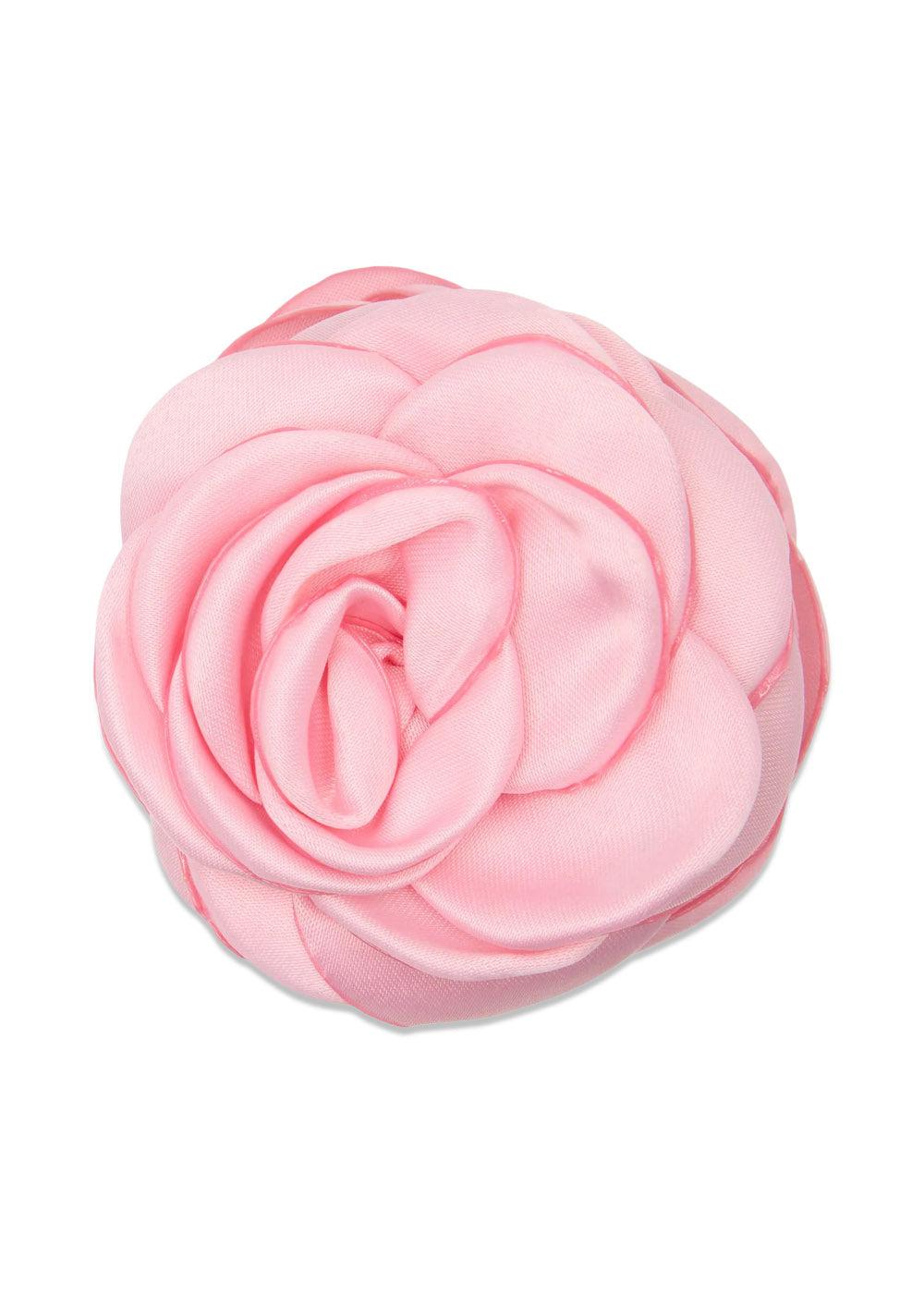 Small Satin Rose Claw - Pink