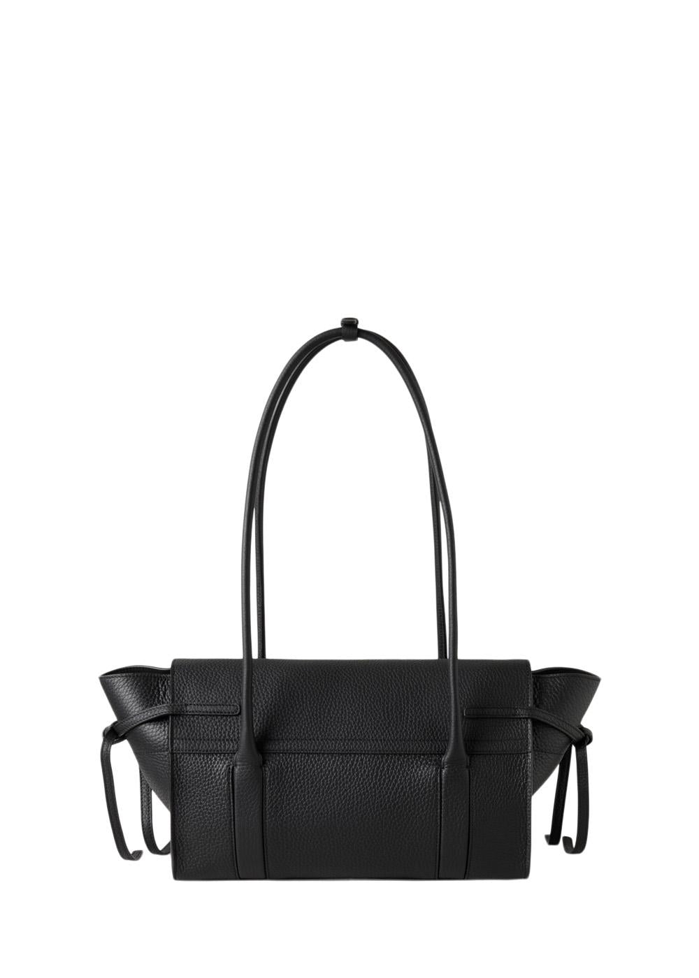 Small Soft Bayswater Heavy Grain - Black-Bags-Mulberry-Butler Loftet