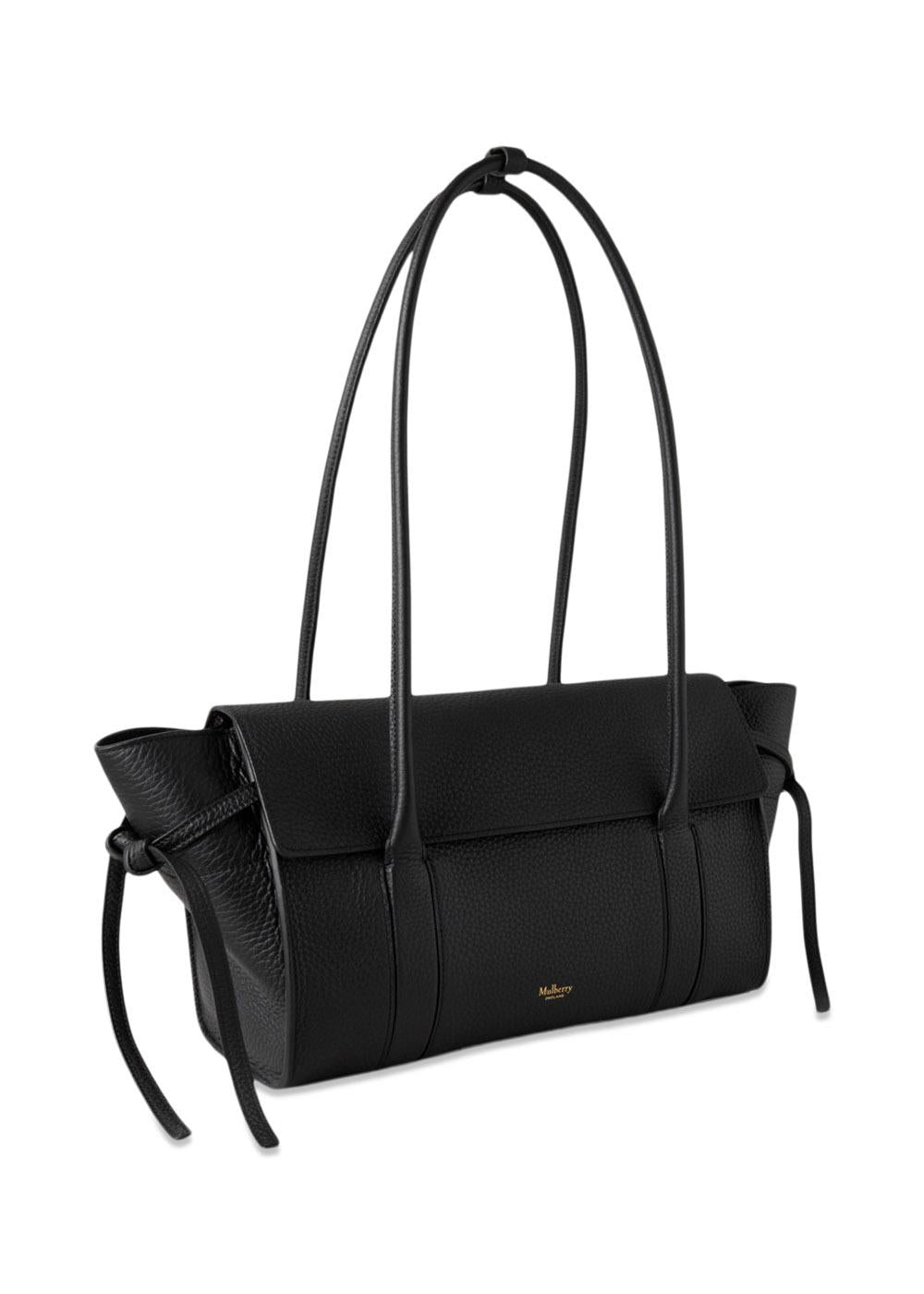 Small Soft Bayswater Heavy Grain - Black-Bags-Mulberry-Butler Loftet