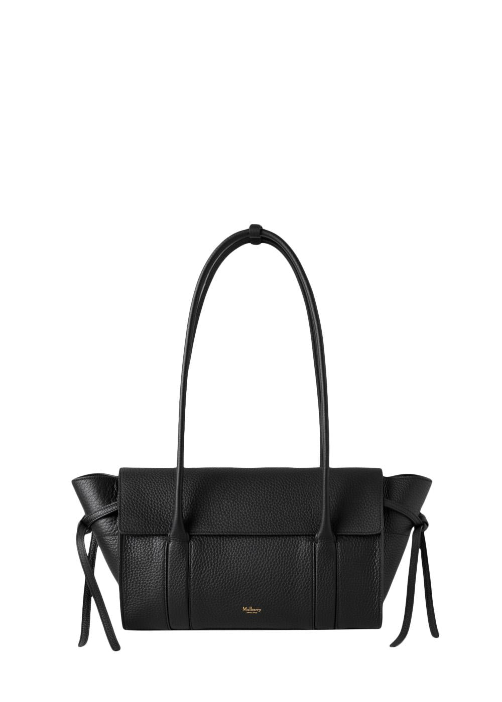 Small Soft Bayswater Heavy Grain - Black-Bags-Mulberry-Butler Loftet