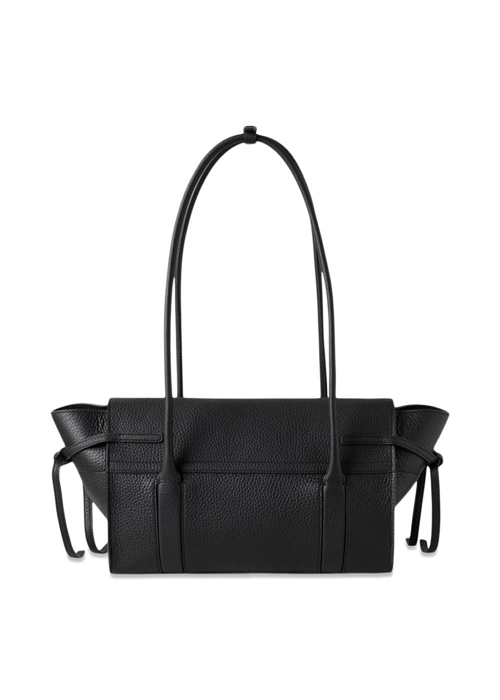 Small Soft Bayswater Heavy Grain - Black-Bags-Mulberry-Butler Loftet