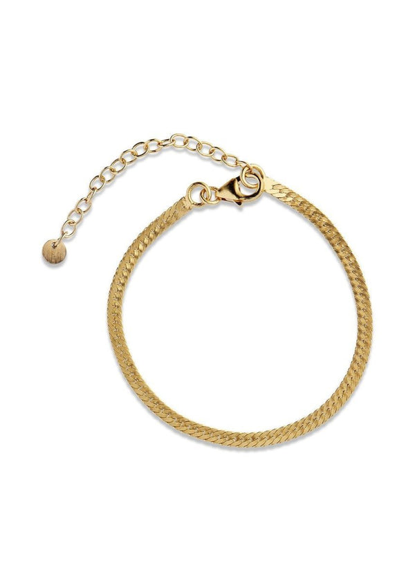 Stine A's Snake Bracelet - Gold. Køb armbånd her.