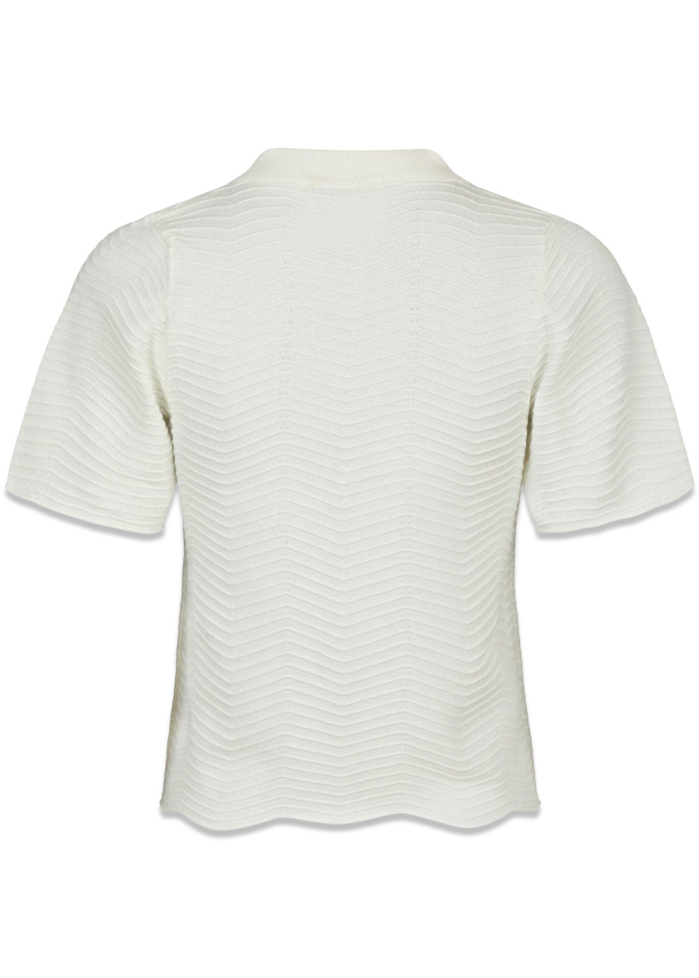 Soko Wave Knit Tee - Off White