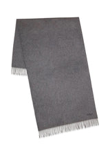 Solid Merino Wool Scarf - Grey Melange