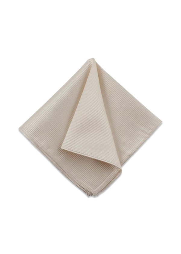 Solid Silk Pocket - Champagne-Accessories-Portia-Butler Loftet