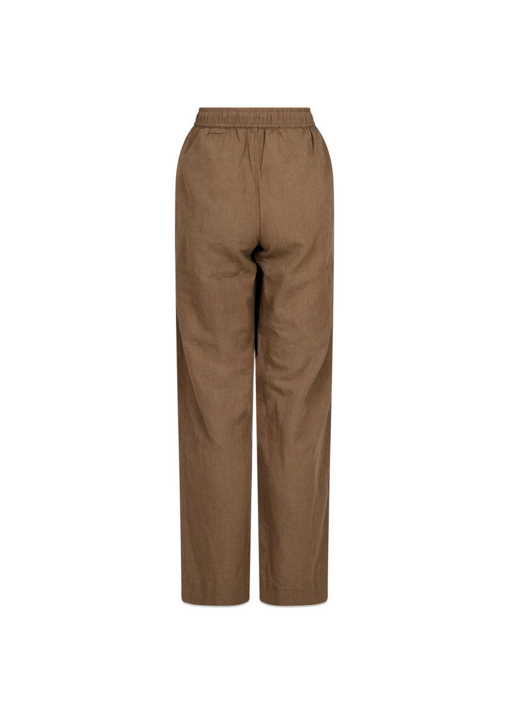 Sonar Linen Pants - Brown
