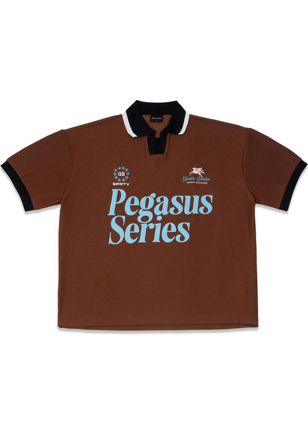 Sprtv Football Tee - Brown-T-shirts-Goodies Sportive-Butler Loftet