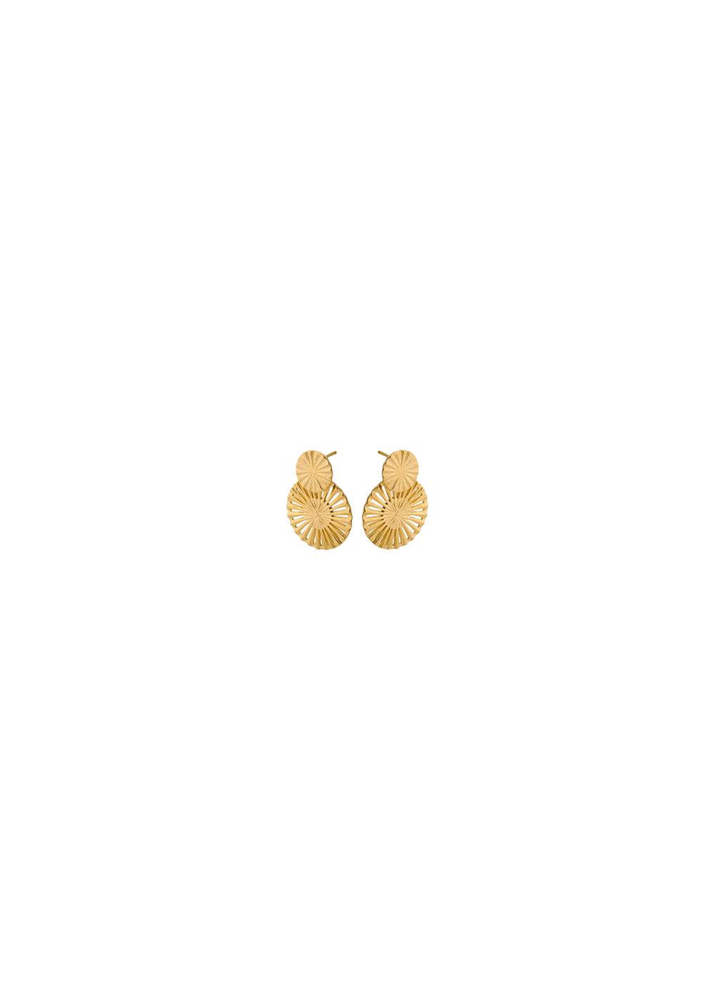 Starlight Earrings length 30 mm - Goldplated