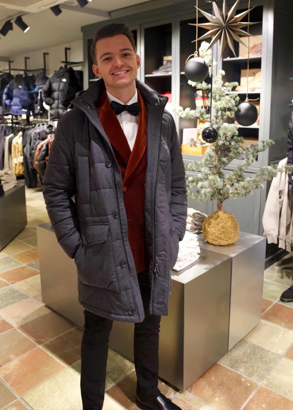 Stormar Padded Jacket - Steel Grey-Outerwear-Oscar Jacobson-Butler Loftet