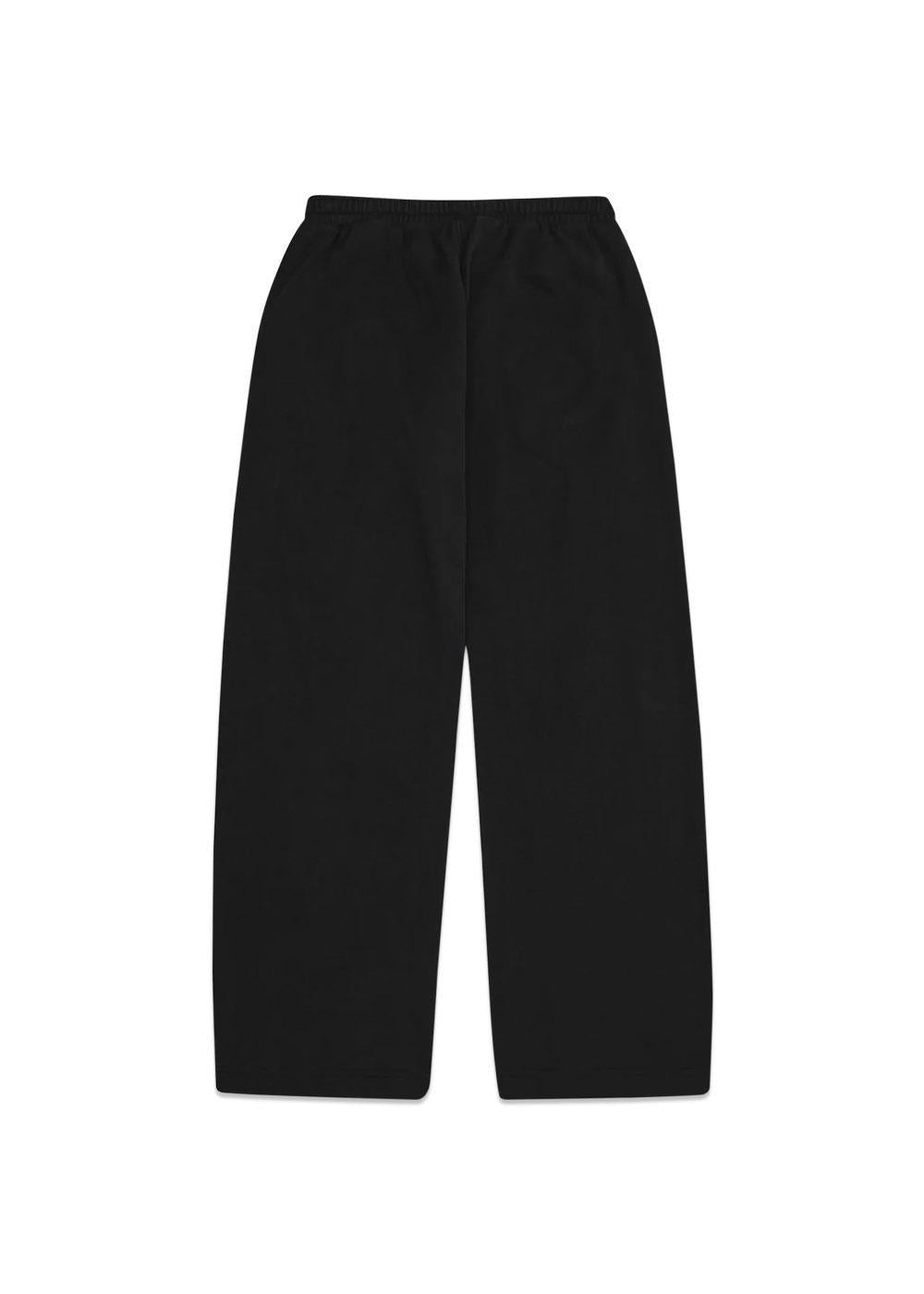 Straight Leg Sweatpants - Logo 3.0 - Black-Sweatpants-Bareen-Butler Loftet