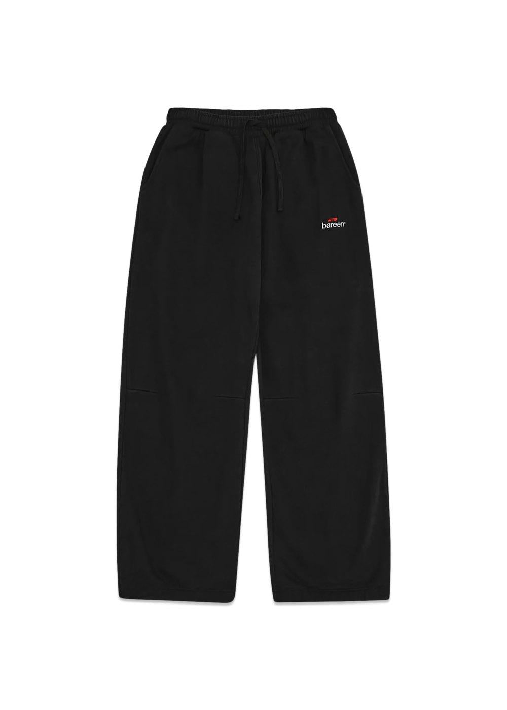 Straight Leg Sweatpants - Logo 3.0 - Black-Sweatpants-Bareen-Butler Loftet