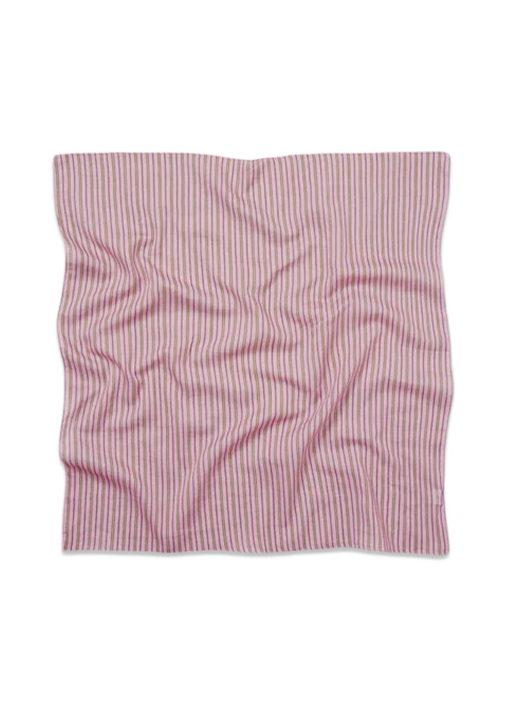 Stripel Cotta Scarf - Mauve Orchid Pink-Scarf-BeckSöndergaard-Butler Loftet