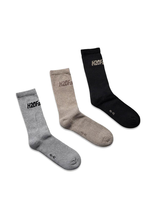 Suck Socks 3-Pack - Black/Beige/Grey