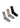 Suck Socks 3-Pack - Black/Beige/Grey