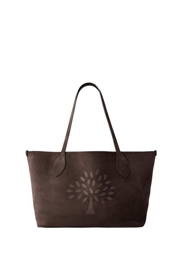 Suede Tote - Chocolate-Bags-Mulberry-Butler Loftet