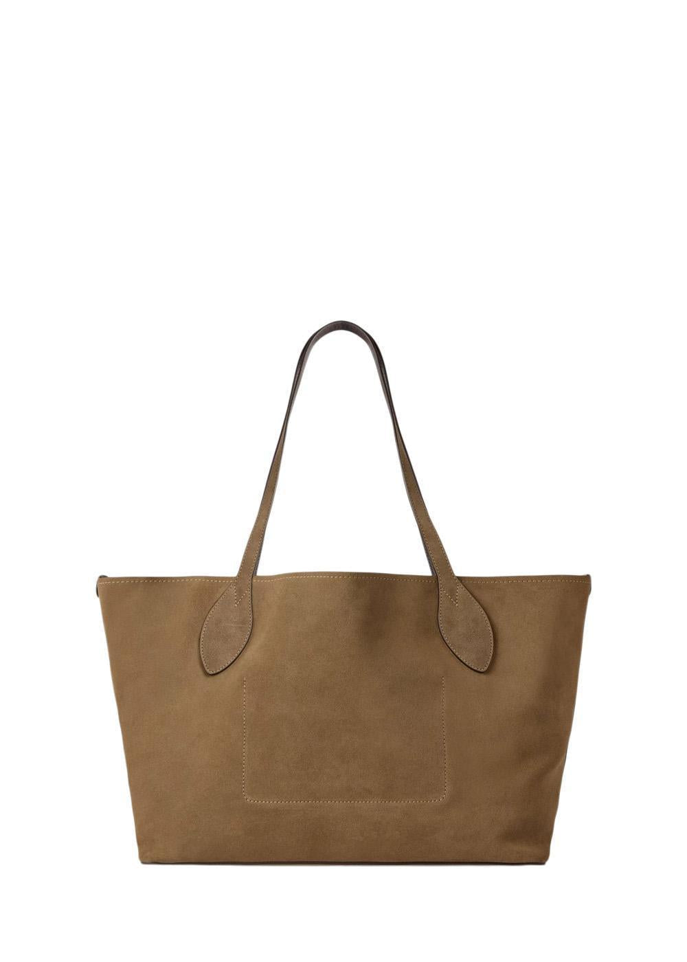 Suede Tote - Salcombe Sand-Bags-Mulberry-Butler Loftet