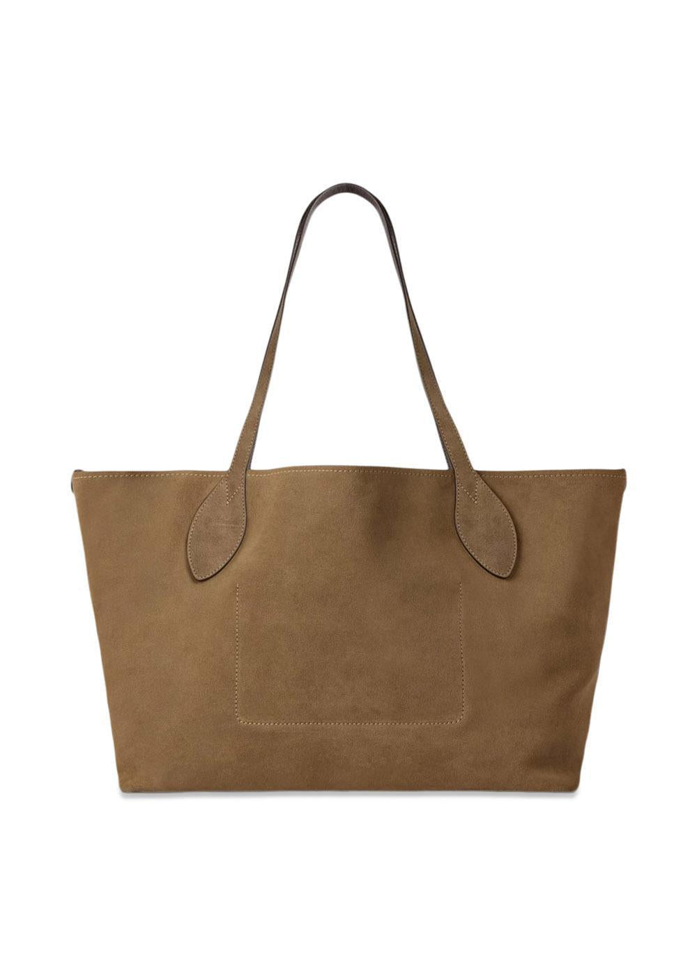 Suede Tote - Salcombe Sand-Bags-Mulberry-Butler Loftet