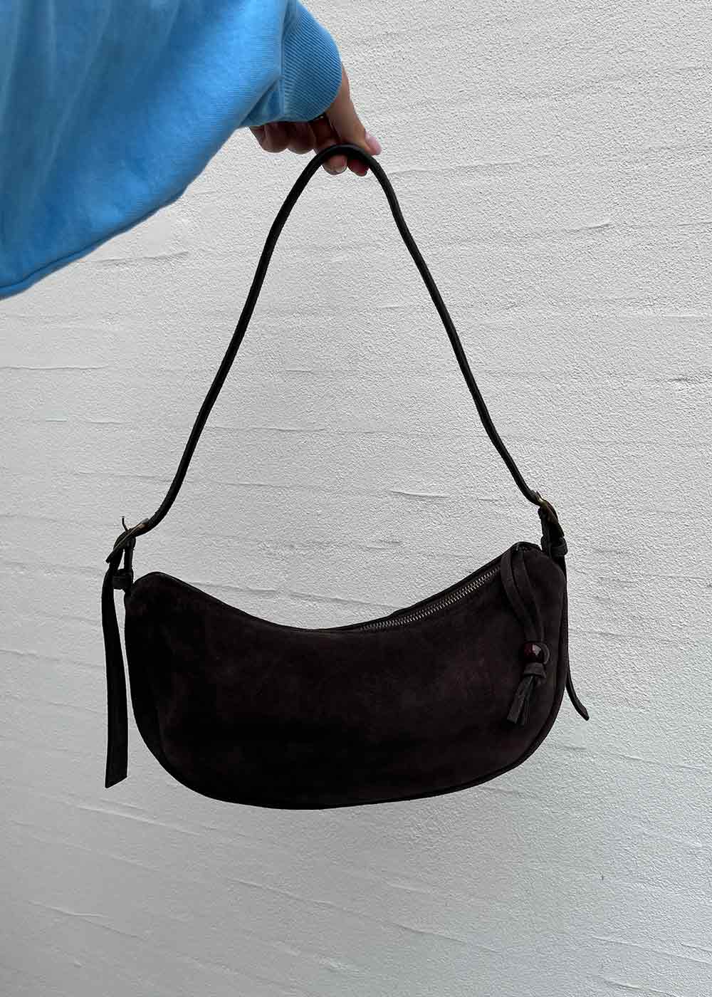 Suede Veg Tacey Bag - Chocolate Torte-Bags-BeckSöndergaard-Butler Loftet