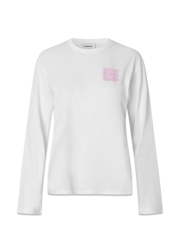 Sugarmd LS t-shirt - White-T-shirts-Modström-Butler Loftet