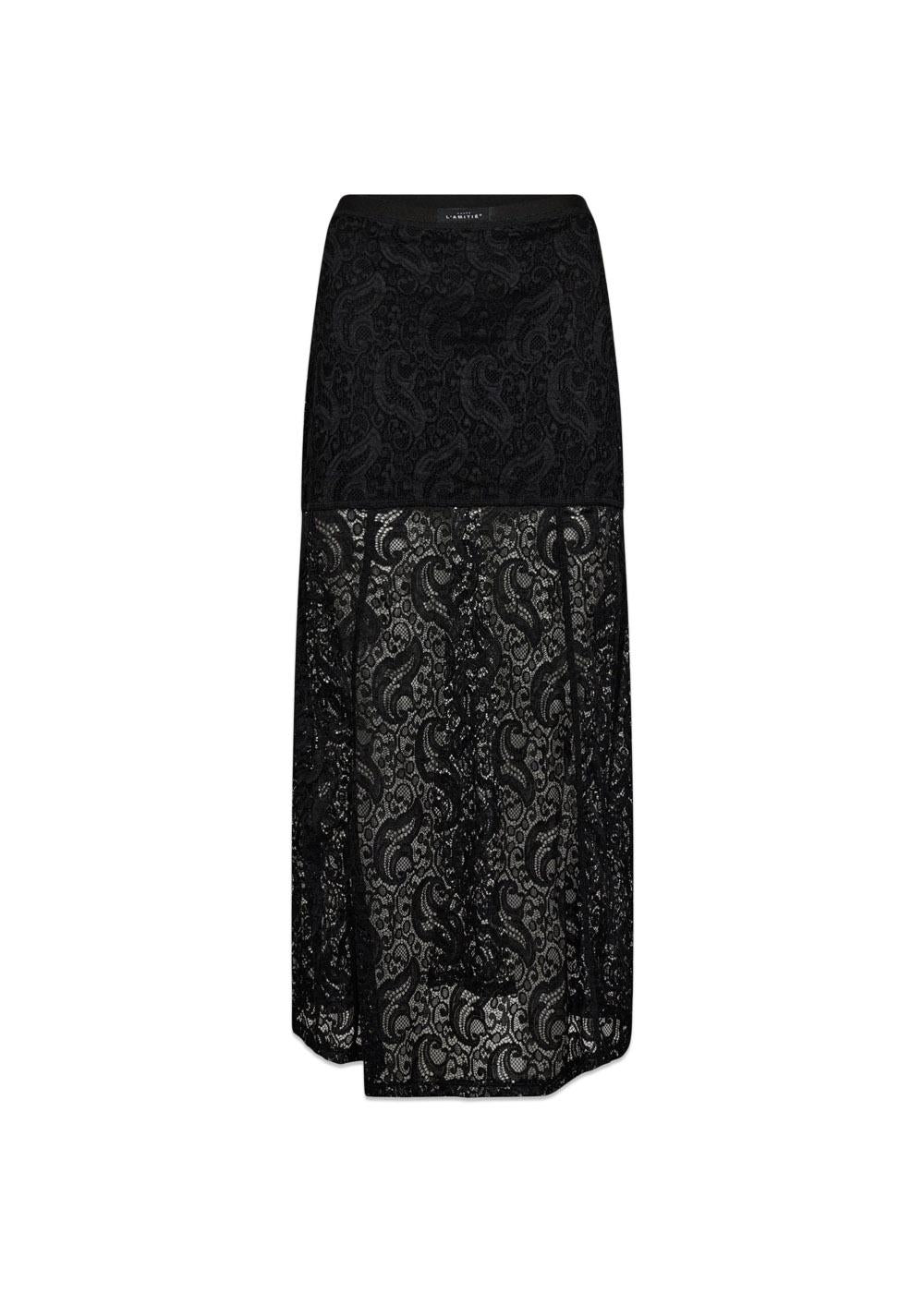 Summer Lace Skirt - Black-Skirts-HAUTE L’AMITIÉ-Butler Loftet