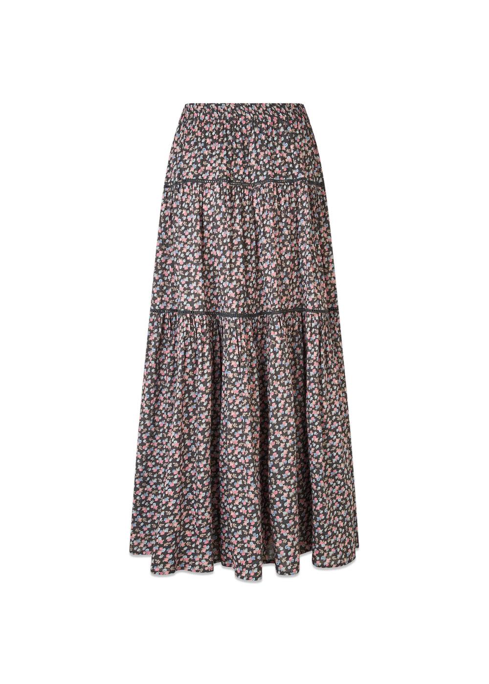 SunsetLL Maxi Skirt - Washed Black-Skirts-Lollys Laundry-Butler Loftet