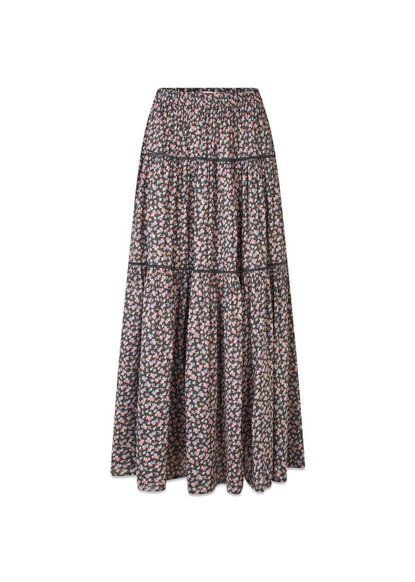 SunsetLL Maxi Skirt - Washed Black-Skirts-Lollys Laundry-Butler Loftet