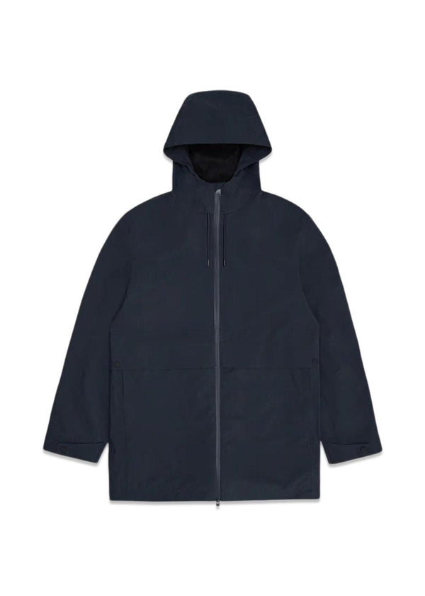 Suva Hardshell Long Jacket W3 - Navy