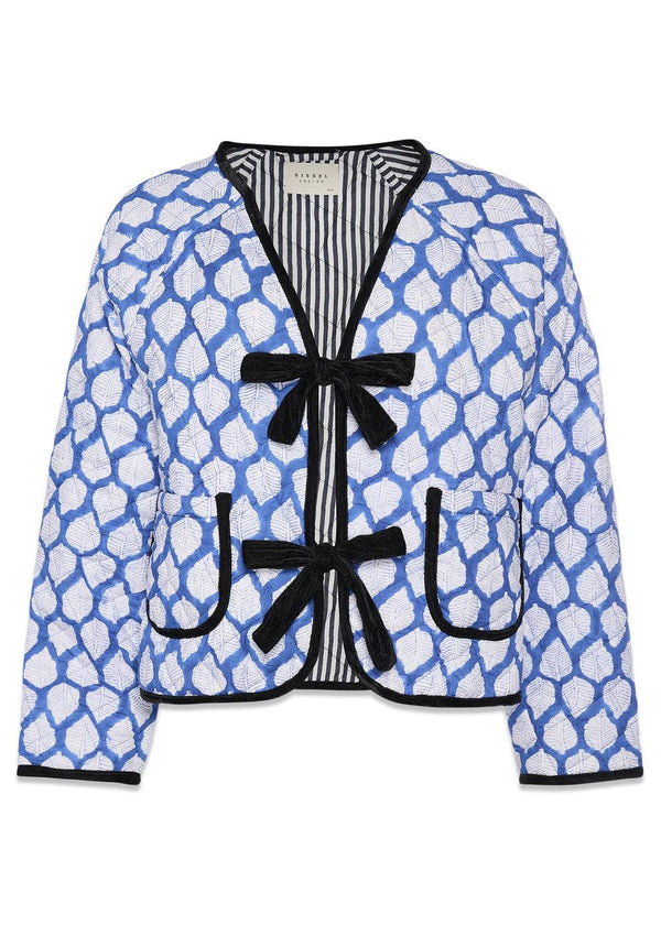 Suvanna Jacket - Blue Leaves-Outerwear-Sissel Edelbo-Butler Loftet