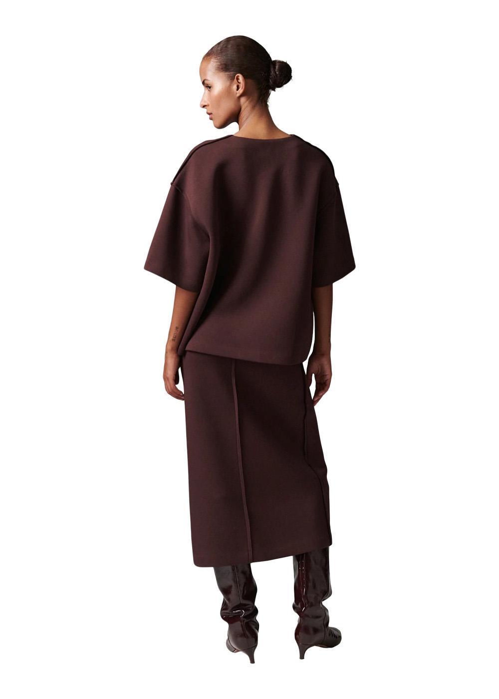 Suzie - Scuba - Chocolate Plum-Skirts-DAY Birger et Mikkelsen-Butler Loftet
