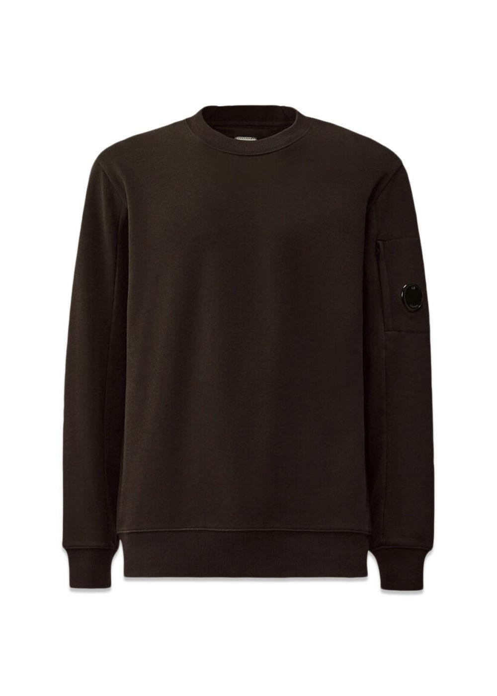 Sweatshirts - Crew Neck - Black-Sweatshirts-C.P. Company-Butler Loftet