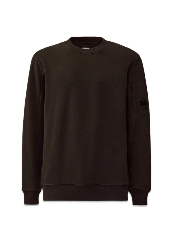 Sweatshirts - Crew Neck - Black-Sweatshirts-C.P. Company-Butler Loftet