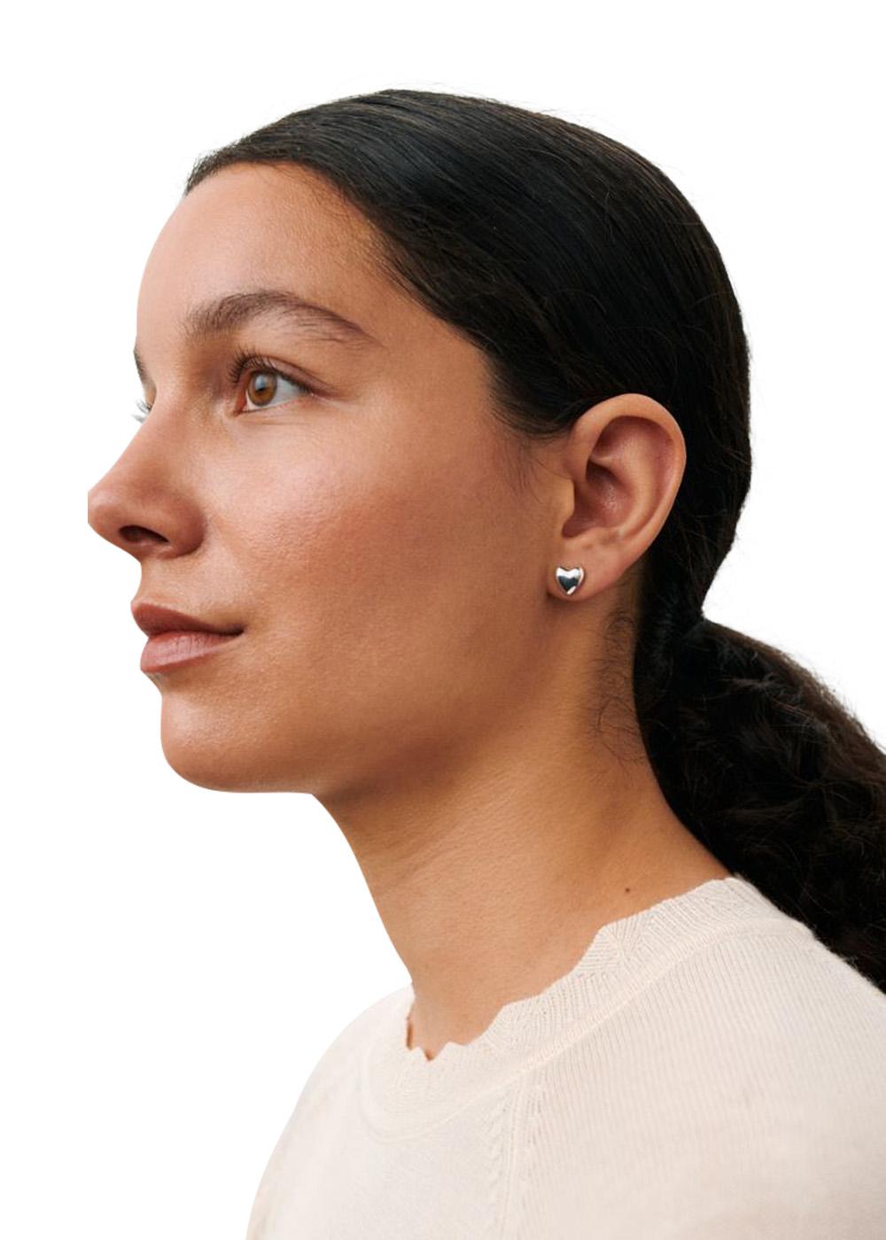 Sweetheart Earsticks - Silver-Jewellery-Pernille Corydon-Butler Loftet