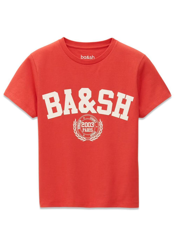 T-SHIRT IONI - Rouge-T-shirts-Ba&sh-Butler Loftet