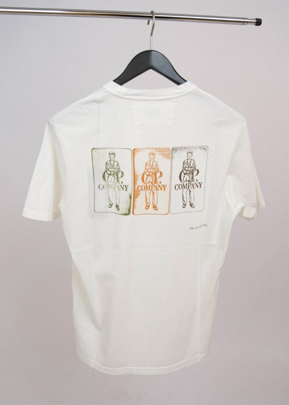 T-SHIRTS - SHORT SLEEVE - Gauze White-T-shirts-C.P. Company-Butler Loftet
