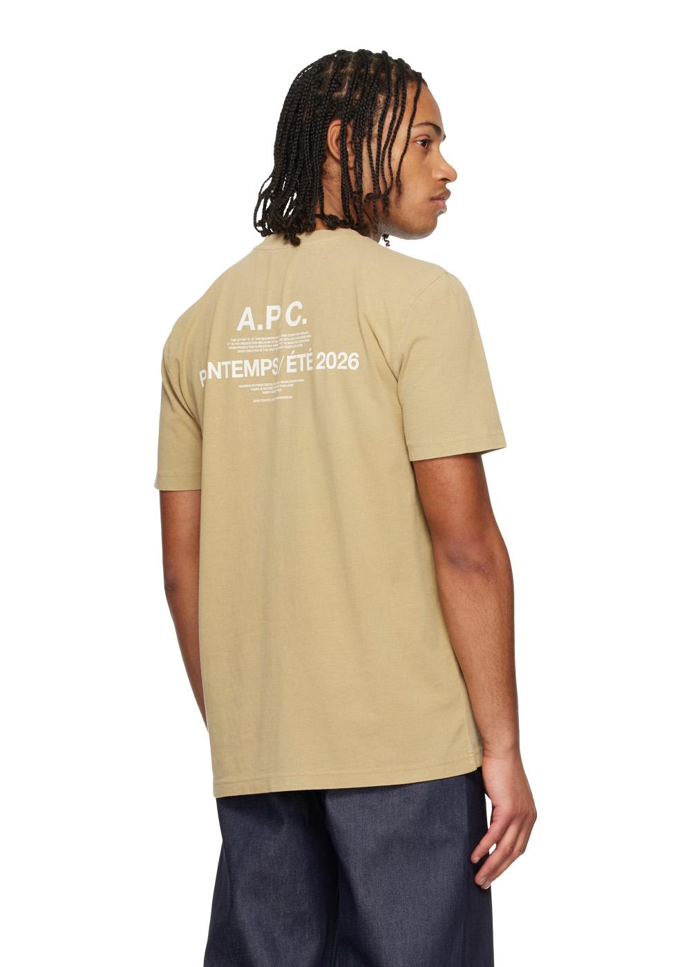 T-Shirt Manche Courte - Beige-T-shirts-A.P.C-Butler Loftet