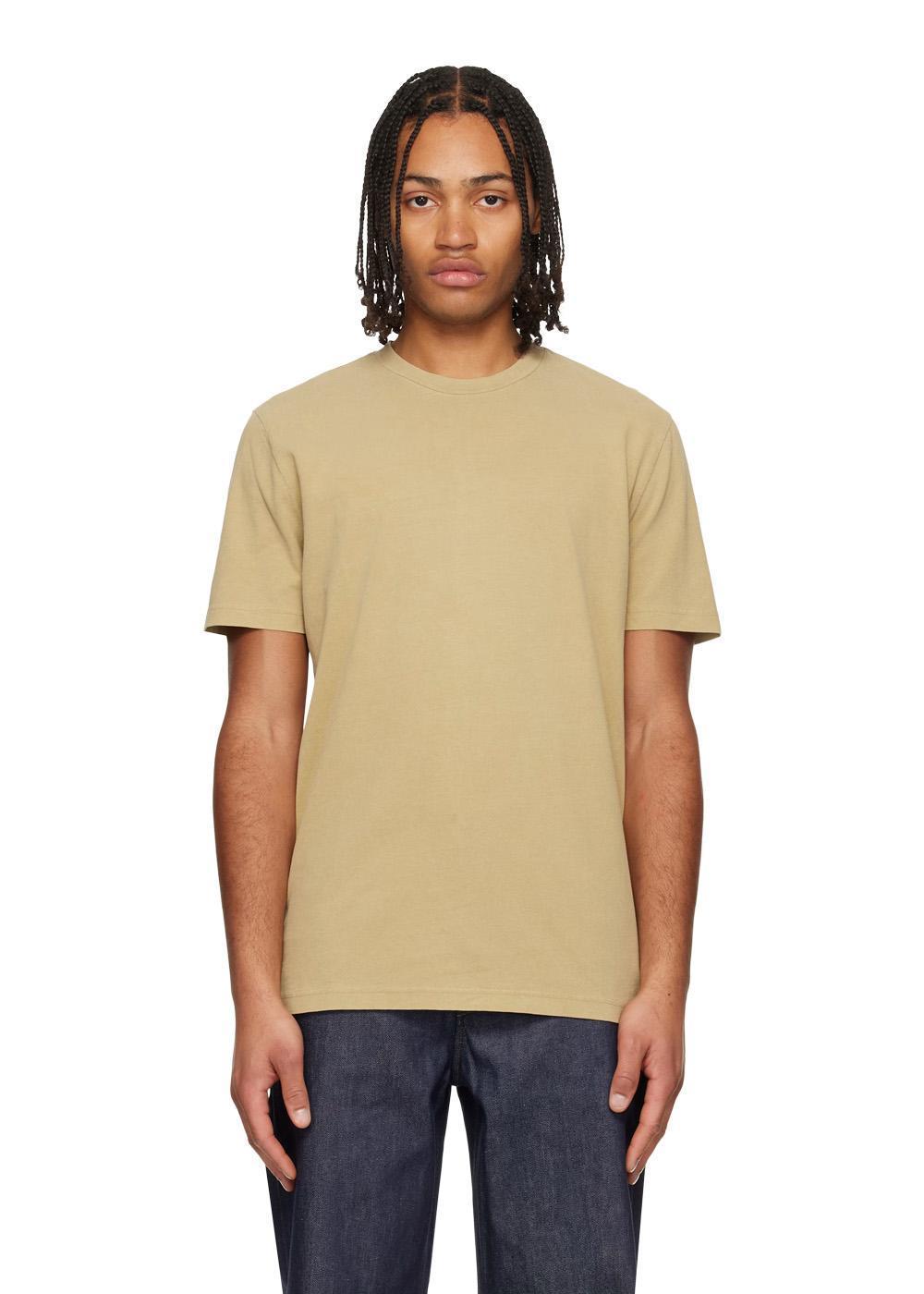 T-Shirt Manche Courte - Beige-T-shirts-A.P.C-Butler Loftet