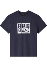 T-Shirt Platine - Dark Navy-T-shirts-A.P.C-Butler Loftet